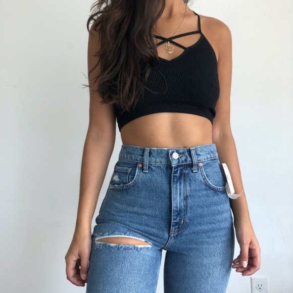 NWT Free People Lita Slim Distressed Jeans - Picture 2 of 8